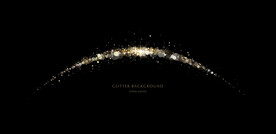 金色发光的光效