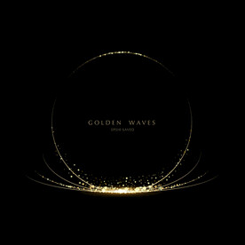 金色发光的光效