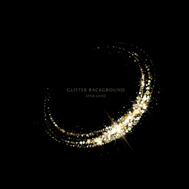 金色发光的光效