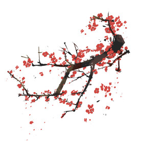 水墨梅花