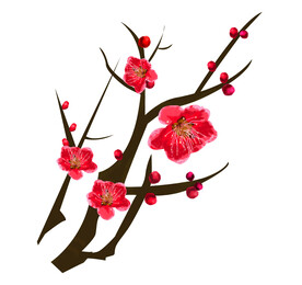 水墨梅花