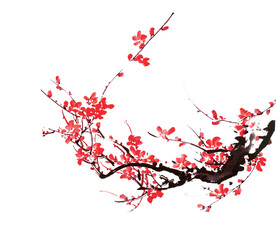 水墨梅花
