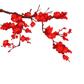 水墨梅花