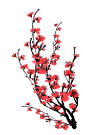 水墨梅花