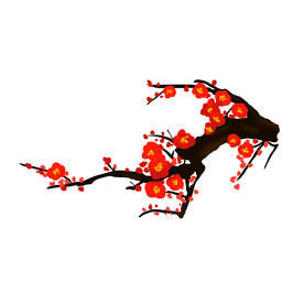 水墨梅花
