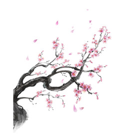 水墨梅花