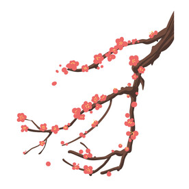 水墨梅花