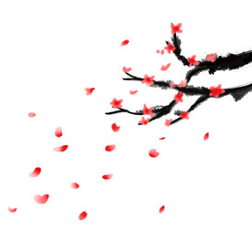 水墨梅花