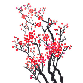 水墨梅花