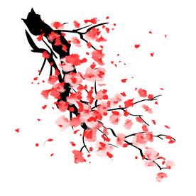 水墨梅花
