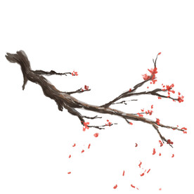 水墨梅花