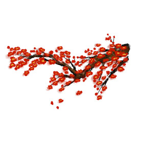 水墨梅花