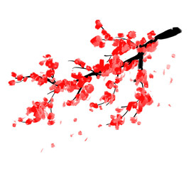 水墨梅花