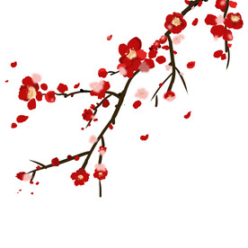 水墨梅花