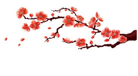 水墨梅花