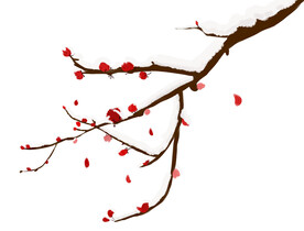 水墨梅花