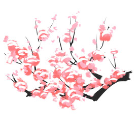 水墨梅花