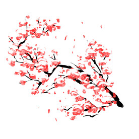 水墨梅花