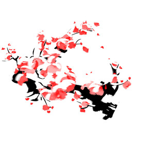 水墨梅花
