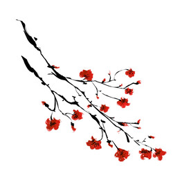 水墨梅花