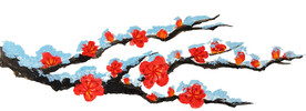 水墨梅花