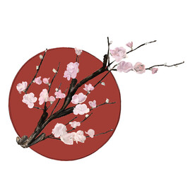 水墨梅花