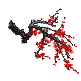 水墨梅花