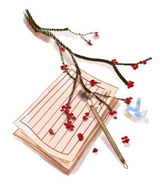 水墨梅花