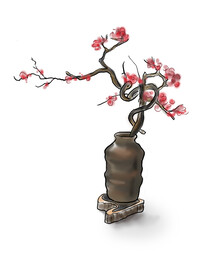 水墨梅花