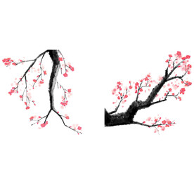 水墨梅花