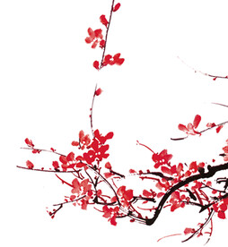 水墨梅花