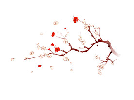 水墨梅花