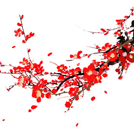 水墨梅花