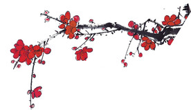 水墨梅花