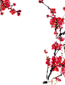 水墨梅花