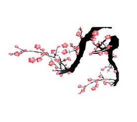水墨梅花