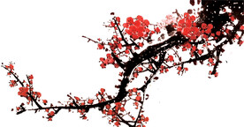 水墨梅花