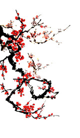 水墨梅花