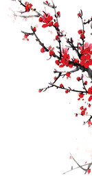 水墨梅花