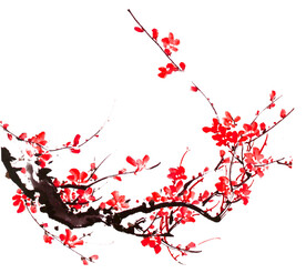 水墨梅花