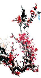 水墨梅花