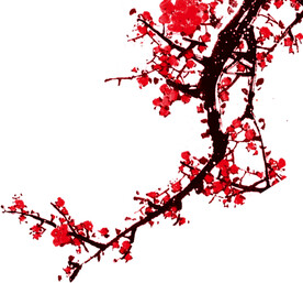 水墨梅花