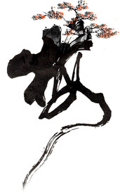 水墨梅花