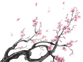 水墨梅花