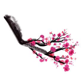 水墨梅花
