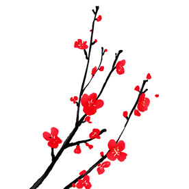 水墨梅花