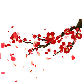 水墨梅花