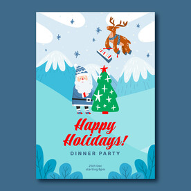 圣诞节派对海报