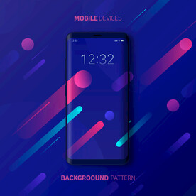  手机展示新品背景