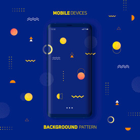 手机展示新品背景